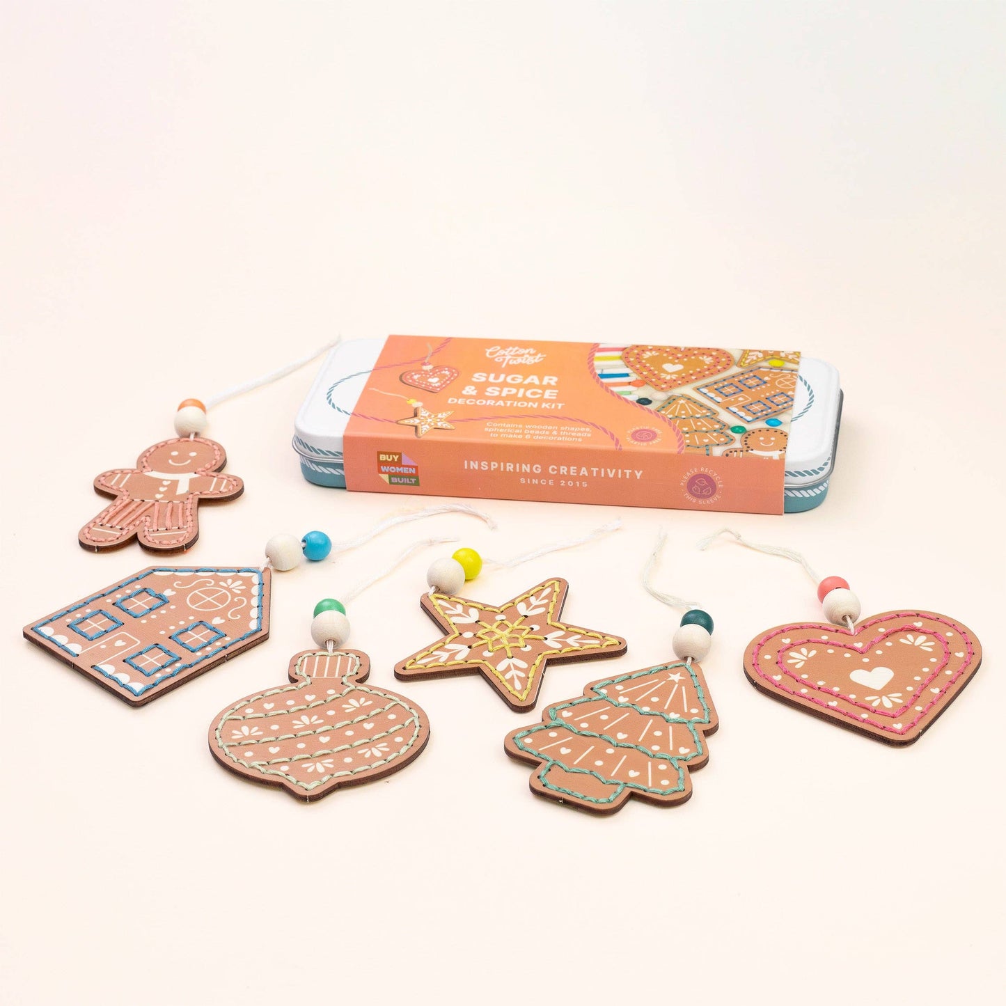 Cotton Twist (WE PREPAY ALL USA DUTIES) - Sugar & Spice Christmas Decoration Kit