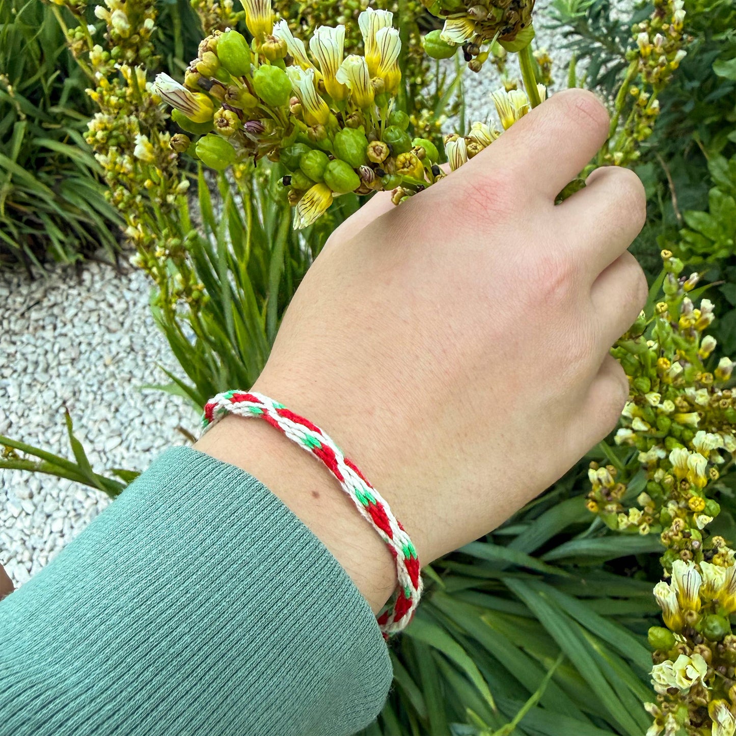 Cotton Twist (WE PREPAY ALL USA DUTIES) - Make Your Own Strawberry Kumihimo Bracelet Kit