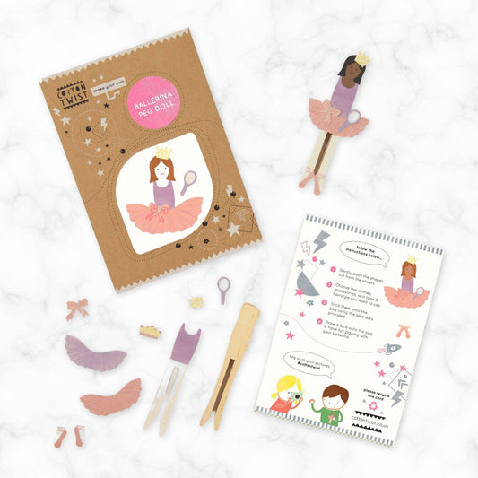 Cotton Twist Make Your Own Ballerina Peg Doll