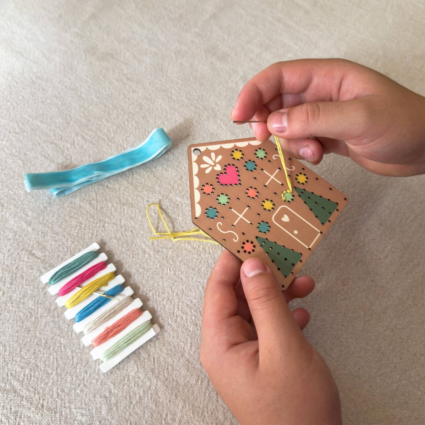 Cotton Twist - Make Your Own Stitched Gingerbread House
