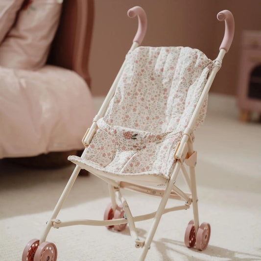 Little Dutch Metal Doll Stroller - White