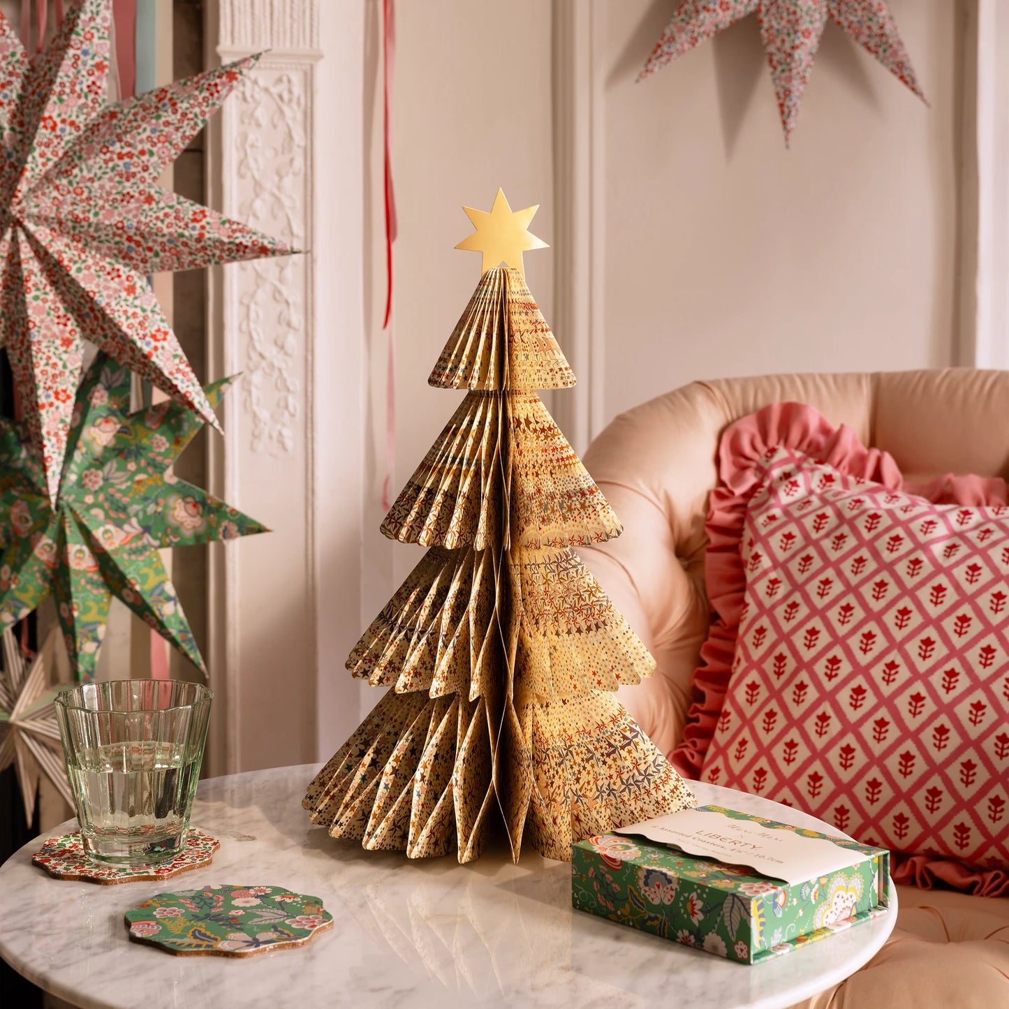 Meri Meri x Liberty Star Decorations (x 3)
