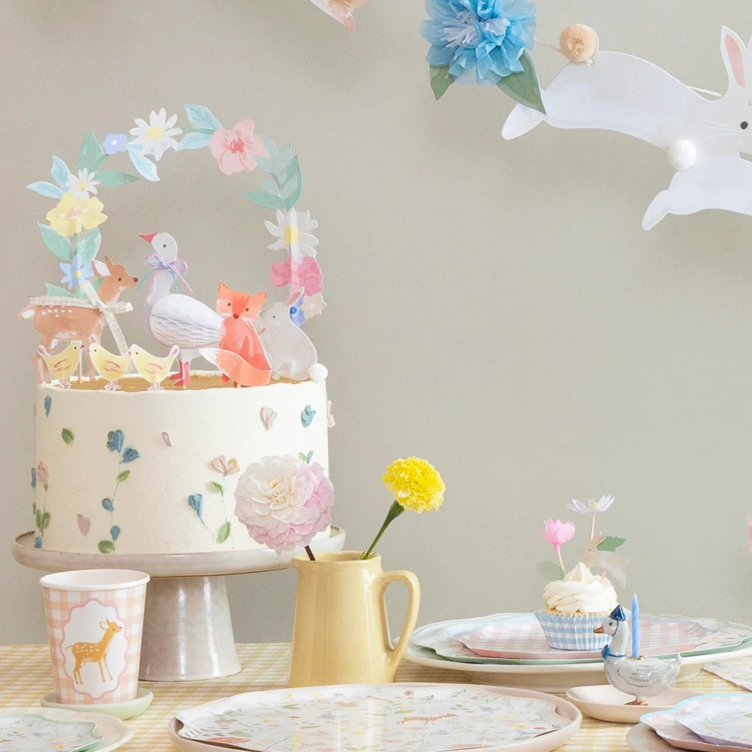Meri Meri Little Animals Cake Toppers (x 8)