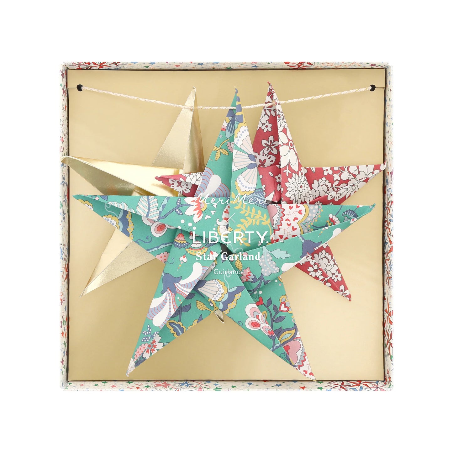 Meri Meri x Liberty Origami Star Garland
