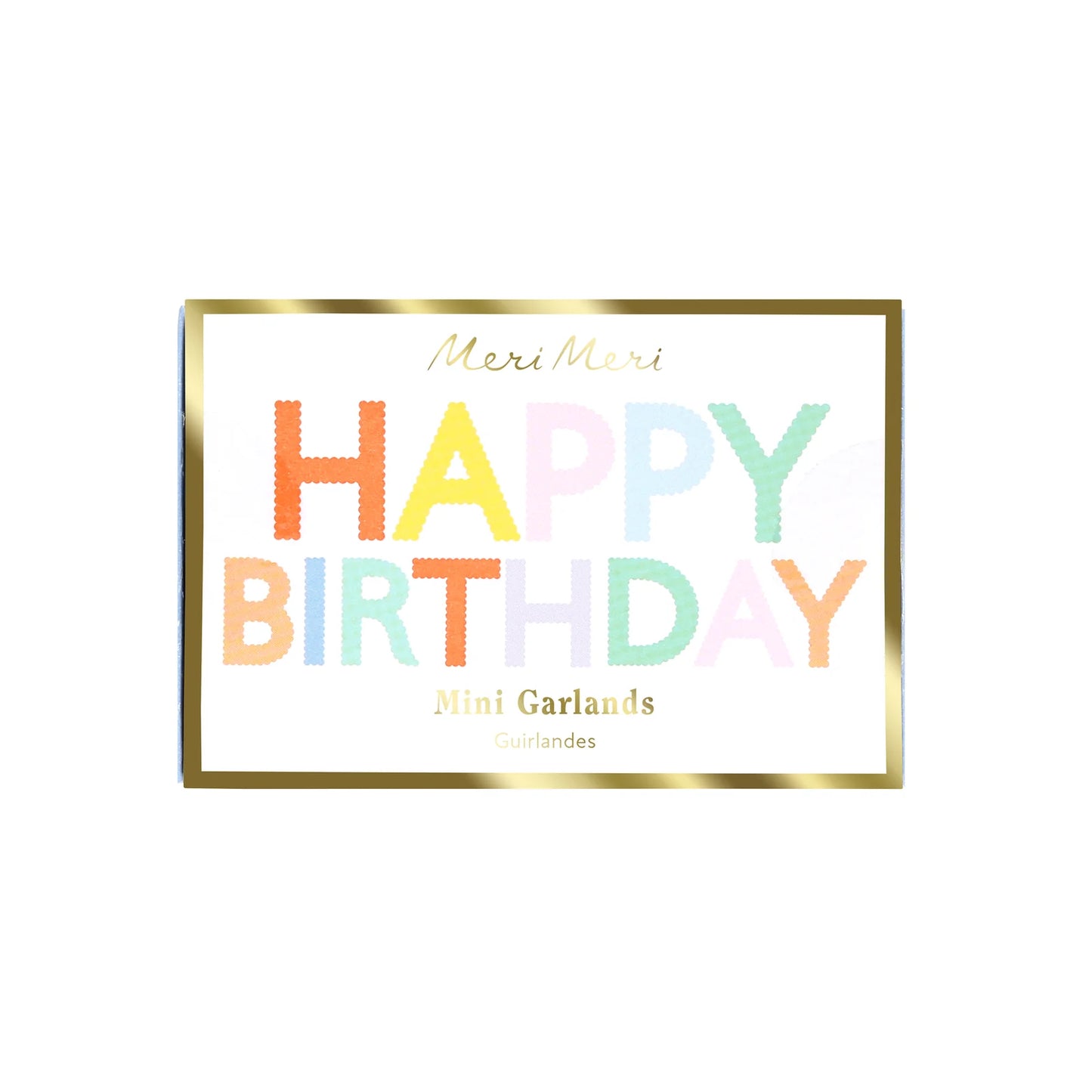 Meri Meri Happy Birthday Mini Matchbox garland set
