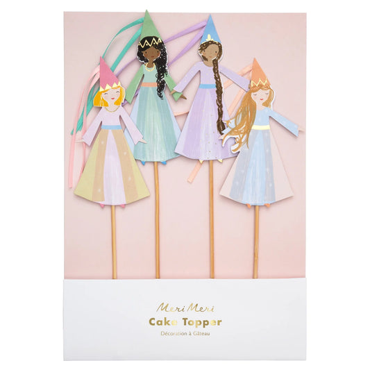 Meri Meri Magical Princess Cake Toppers (x 4)