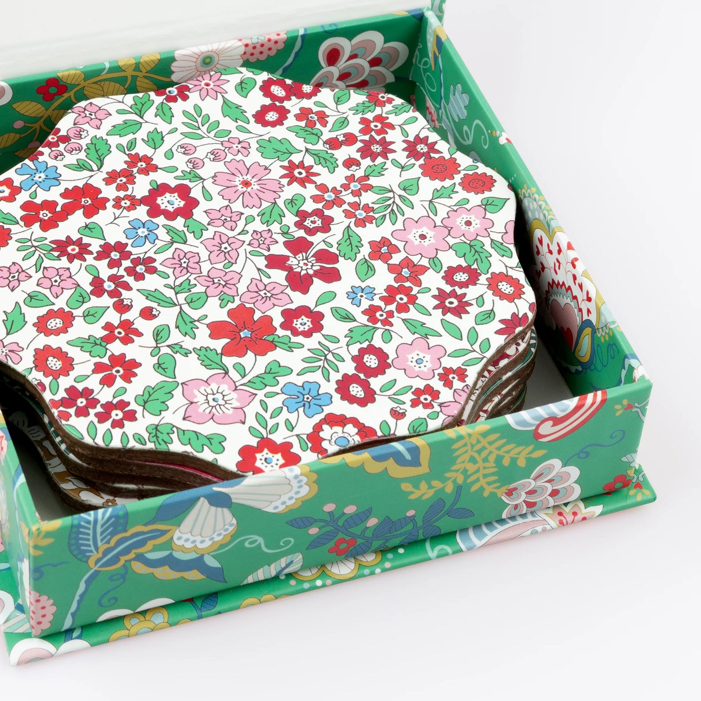 Meri Meri x Liberty Winter Coasters (x 6)