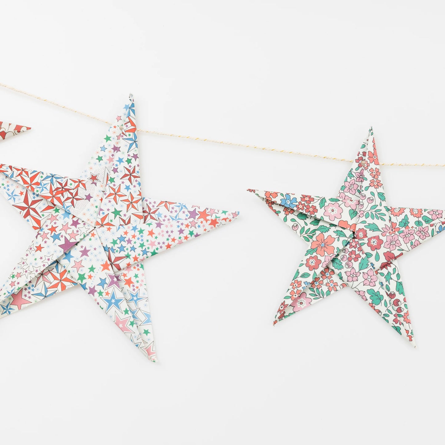 Meri Meri x Liberty Origami Star Garland