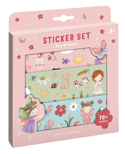 Little Dutch Stickerset - Rosa & Friends