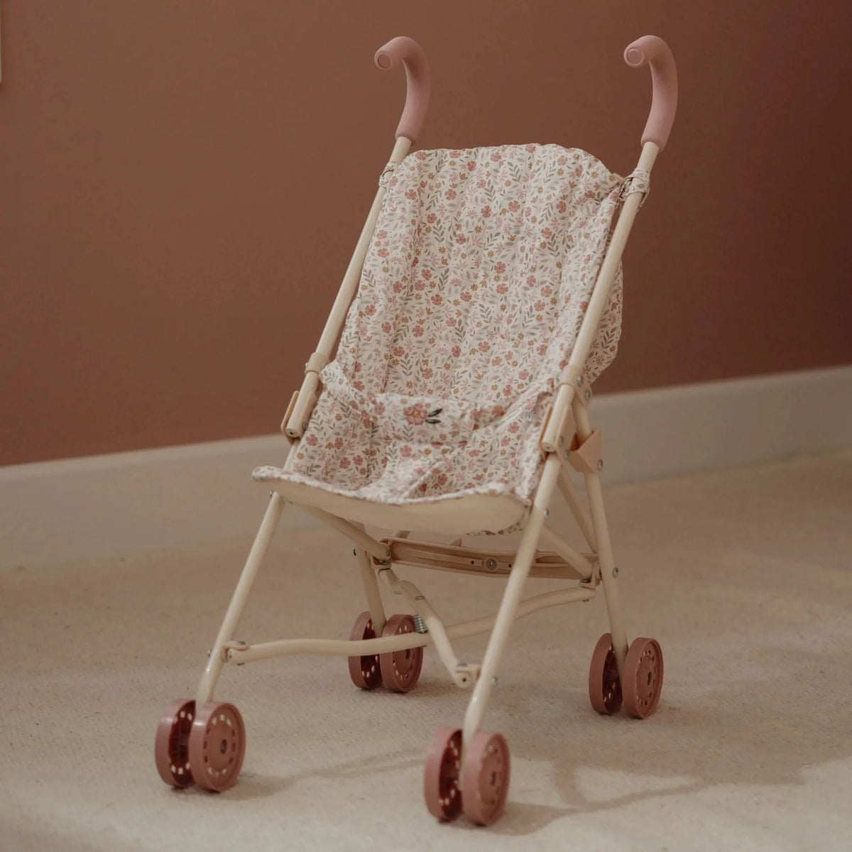 Little Dutch Metal Doll Stroller - White