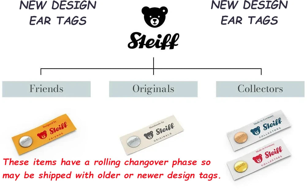 Steiff Hoppie Rabbit Soft Toy 18cm